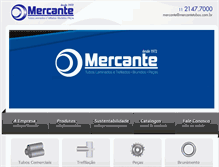 Tablet Screenshot of mercantetubos.com.br